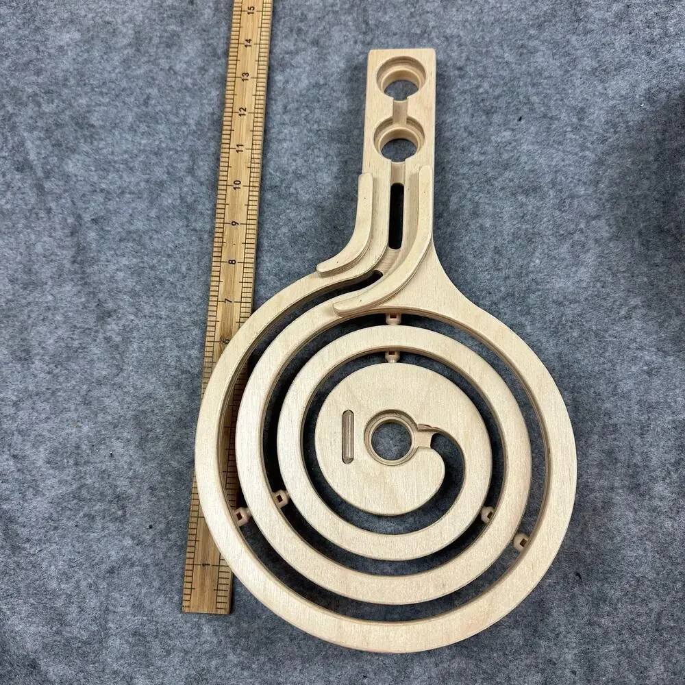 Hape Quadrilla Marble Run Replacement Track Wooden Spiral Piece Part